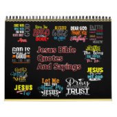 イエスバイブル引用文とことわざ カレンダー (カバー)