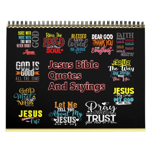 イエスバイブル引用文とことわざ カレンダー (カバー)