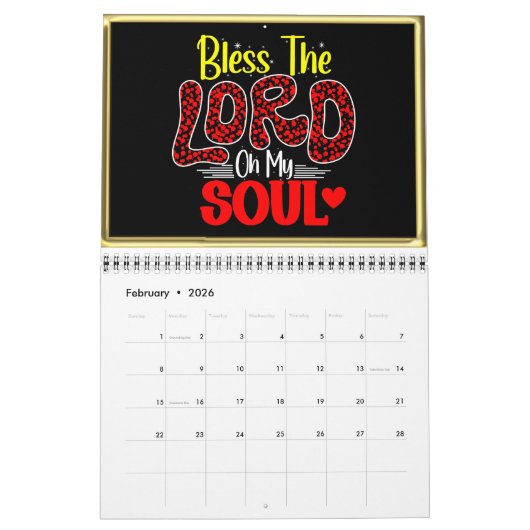 イエスバイブル引用文とことわざ カレンダー (2月 2026)