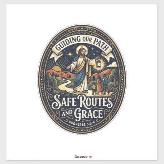 イエスバス運転手トランジットワーカーTシャツ信仰ベース シール (シート)