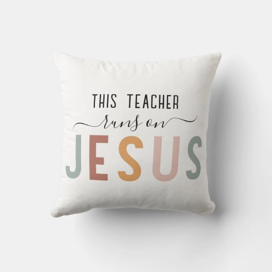 イエスパーソナライズされたの信仰の職業 クッション (裏面)