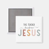 イエスパーソナライズされたの信仰の職業 マグネット (正面/裏面)