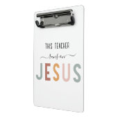 イエスパーソナライズされたの信仰の職業 ミニクリップボード (アングル2)