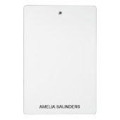 イエスパーソナライズされたの信仰の職業 ミニクリップボード (裏面)