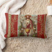 イエスパーソナライズされた初の聖餐式 ランバークッション (ブランケット)