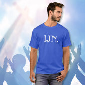 イエスパーソナライズされた様のTシャツの「IJN」 Tシャツ