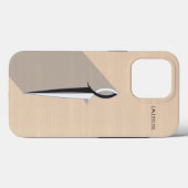 イエスフィッシュソードw/woodgrain iPhone Case Case-Mate iPhoneケース (裏面 (横))