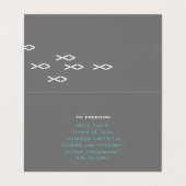 イエスフィッシュ文字 名刺 (内部フラット)