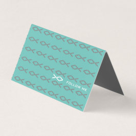 イエスフィッシュ文字 名刺