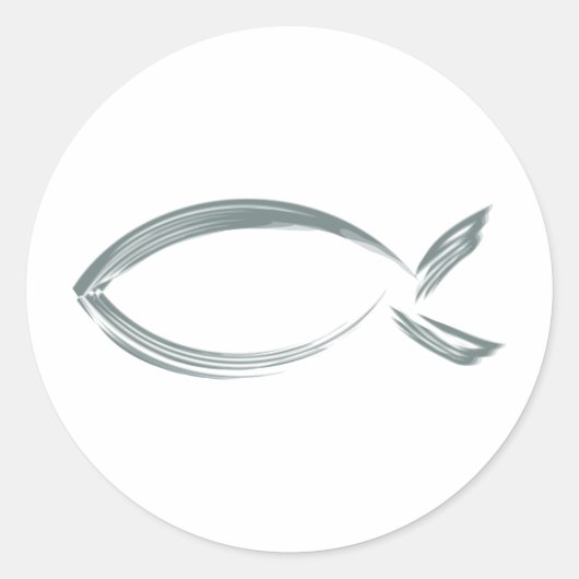 イエスフィッシュ ラウンドシール (正面)