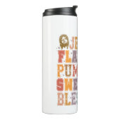 イエスフラネルスパンプキンスセーター恵み タンブラー (回転左)