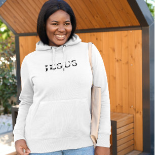 イエスフード付きスウェットシャツ パーカ