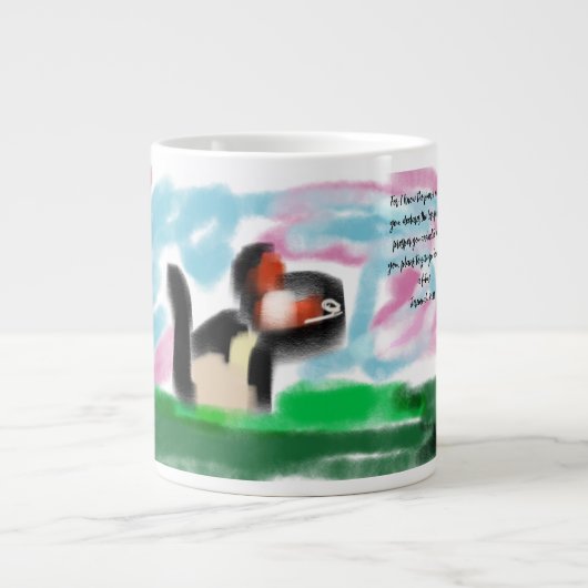 イエスプラン ジャンボコーヒーマグカップ (正面)
