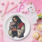 イエスホールディングベビーモーデンヒッポ ペーパープレート (パーティー)