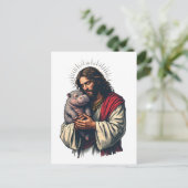 イエスホールディングベビーモーデンヒッポ ポストカード (スタンド正面)