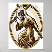 イエスホールディング金ゴールドクロス ポスター (正面)