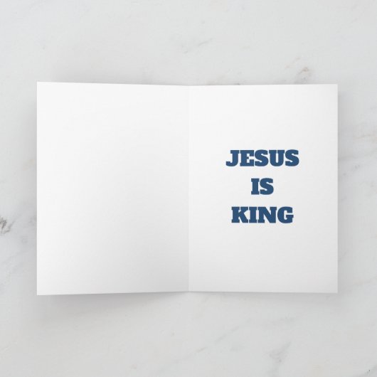 イエスポートレートグリーティングカード サンキューカード (内部)