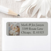 イエスマリージョセフ出生マンガーフラワーズ ラベル (インサイチュ)