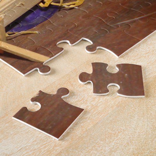 イエスメリースリーキングスクリスマス出生 ジグソーパズル (側面)