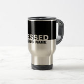 イエスモダンの名賛美前の黒 トラベルマグ (正面右)