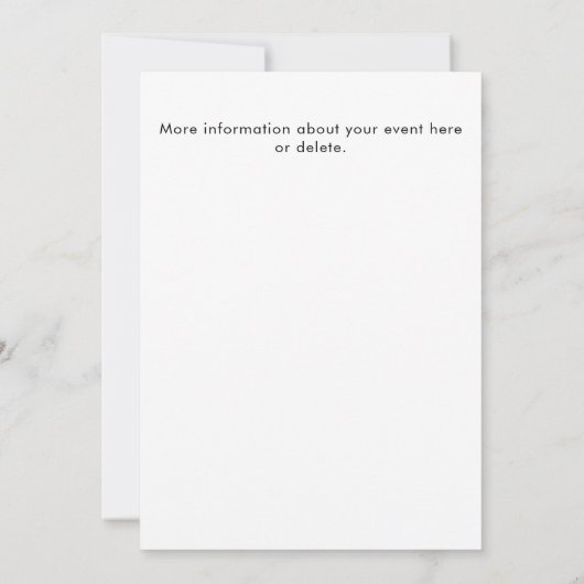 イエスモダンは教会の復活祭の日曜日に復活した 招待状 (裏面)