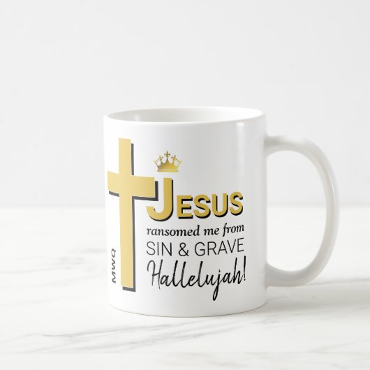 イエスモダンは私をキリスト教の復活祭に追い込んだ コーヒーマグカップ (右)