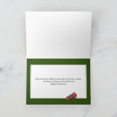 イエスヤ・イエス クリスマスカード カード (内部)