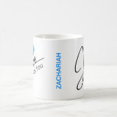 イエスラブユー – ブルーハートコーヒーマグ コーヒーマグカップ (中央)