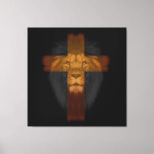 イエスリオンオブユダキャンバスプリント キャンバスプリント (正面)