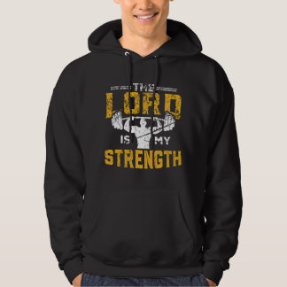 イエスワークアウト主はわたしの力キリスト教ジムウェア パーカ