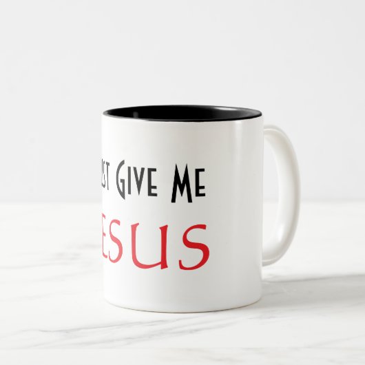 イエス与えより ツートーンマグカップ (正面右)