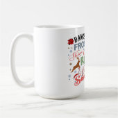 イエス与え様のサンタ好き コーヒーマグカップ (左)