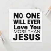 イエス以上にあなたを愛する人はいない カード (正面/裏面インサイチュ)