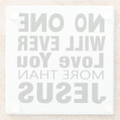 イエス以上にあなたを愛する人はいない ガラスコースター (裏面)