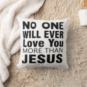 イエス以上にあなたを愛する人はいない クッション (ブランケット)