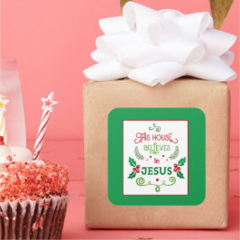 イエス信じの家 スクエアシール