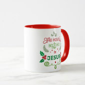 イエス信じの家 マグカップ (正面右)