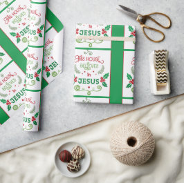 イエス信じの家 ラッピングペーパー