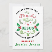 イエス信じの家 招待状 (正面)