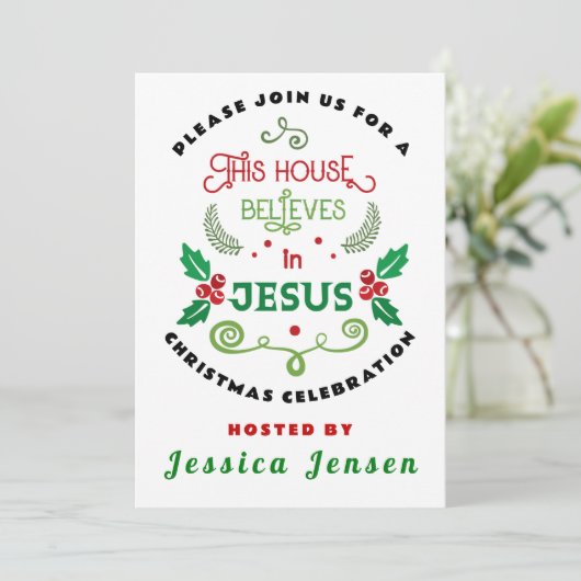 イエス信じの家 招待状 (スタンド正面)