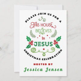 イエス信じの家 招待状