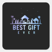 イエス出生宗教的クリスマスクリスチャン スクエアシール (正面)
