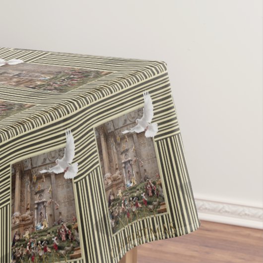 イエス出生、メリークリスマス・テーブルクロス テーブルクロス (インサイチュ)