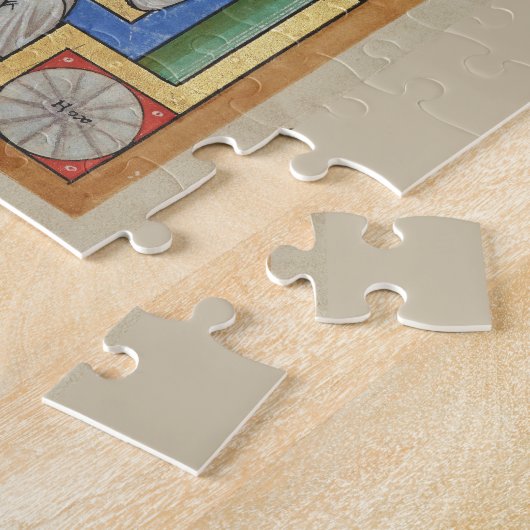 イエス十字中世のイルミネーション ジグソーパズル (側面)