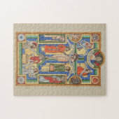 イエス十字中世のイルミネーション ジグソーパズル (横)