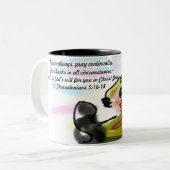 イエス喜べ ツートーンマグカップ (正面左)