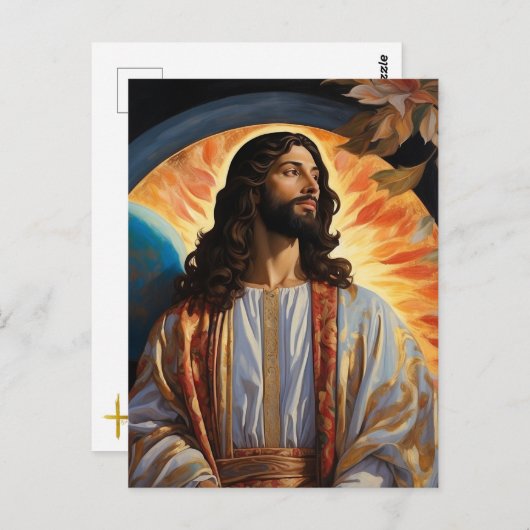 *~*イエス宇宙宇宙地球光癒AP50 ポストカード (正面/裏面)