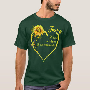 イエス宗教じゃない人間関係 Tシャツ