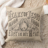 イエス宗教ハートカトリックヴィンテージ クッション (ブランケット)