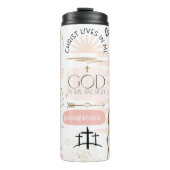 イエス宗教信仰神聖書聖書祈りの言葉 タンブラー (正面)